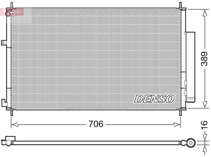 DENSO Kondensaator,kliimaseade DCN40024