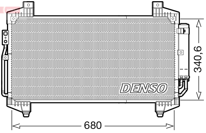 DENSO Lauhdutin, ilmastointilaite DCN45014