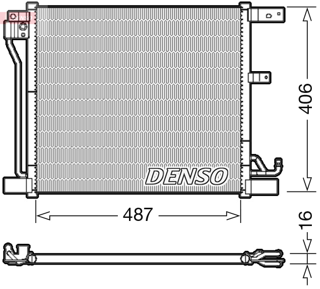 DENSO Kondensaator,kliimaseade DCN46018