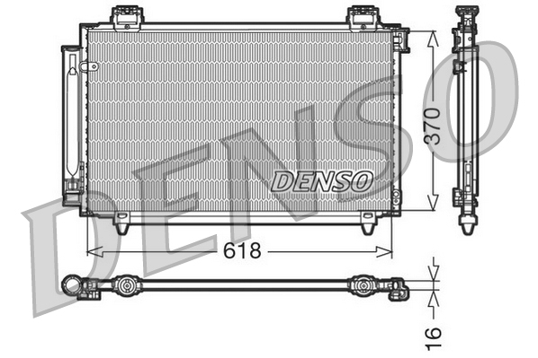 DENSO Lauhdutin, ilmastointilaite DCN50016