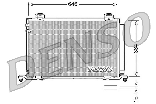 DENSO Lauhdutin, ilmastointilaite DCN50026