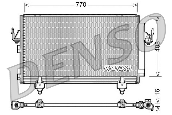DENSO Lauhdutin, ilmastointilaite DCN50031