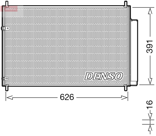 DENSO Lauhdutin, ilmastointilaite DCN50041