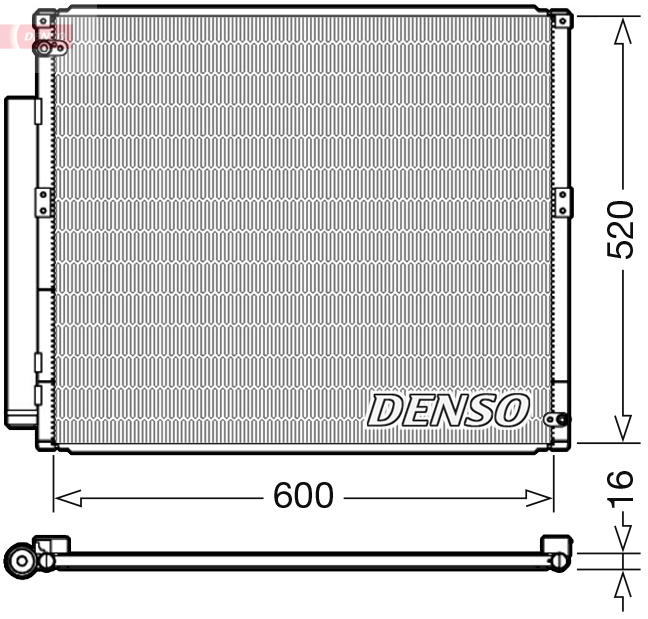 DENSO Kondensaator,kliimaseade DCN50051