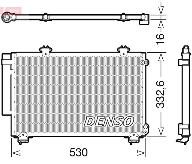 DENSO Lauhdutin, ilmastointilaite DCN50060