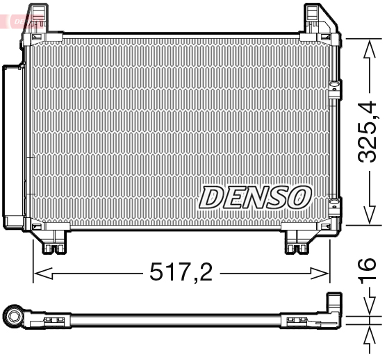 DENSO Lauhdutin, ilmastointilaite DCN50101