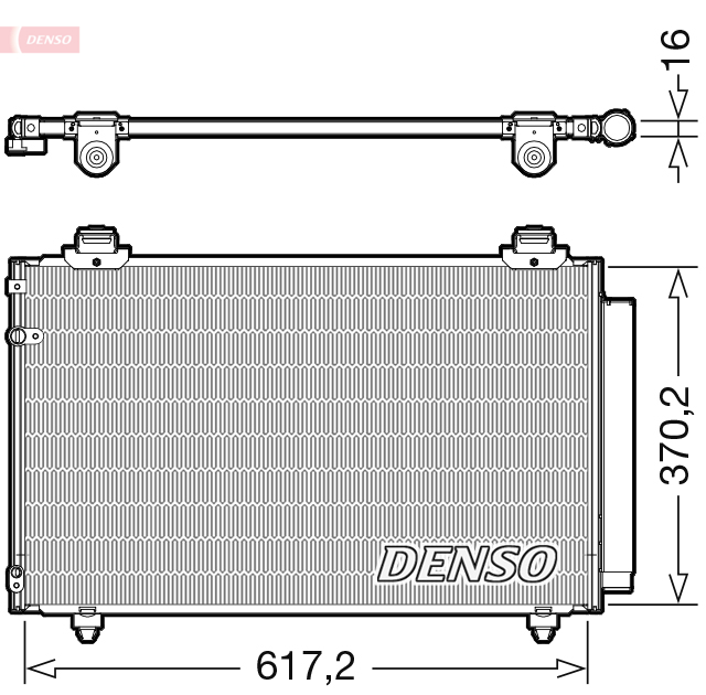 DENSO Lauhdutin, ilmastointilaite DCN50112