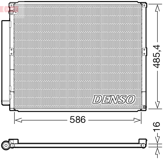 DENSO Kondensaator,kliimaseade DCN50113