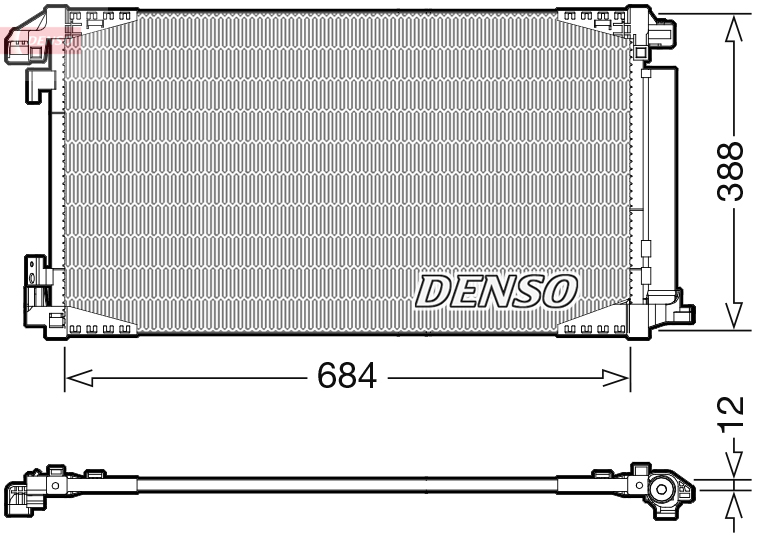 DENSO Lauhdutin, ilmastointilaite DCN50119