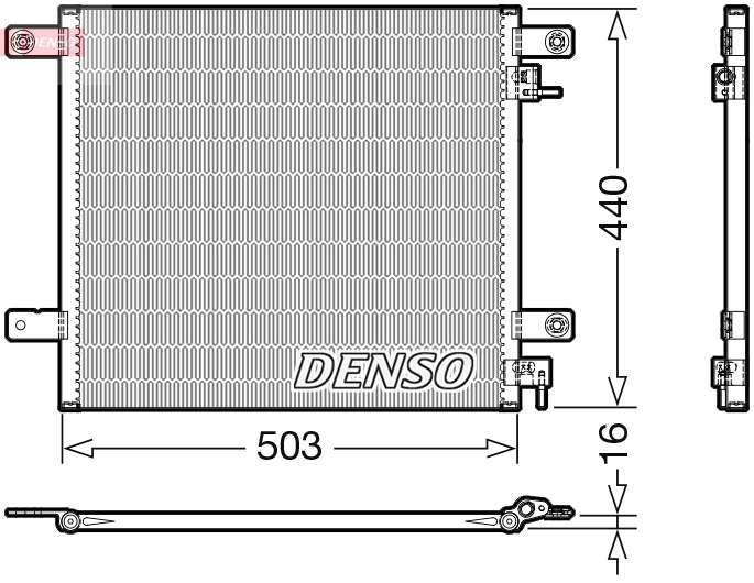 DENSO Skraplacz, klimatyzacja DCN99066