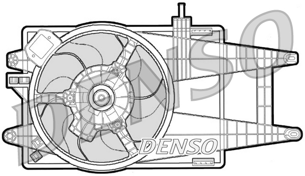 DENSO Tuuletin, moottorin jäähdytys DER09040