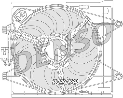 DENSO Tuuletin, moottorin jäähdytys DER09051