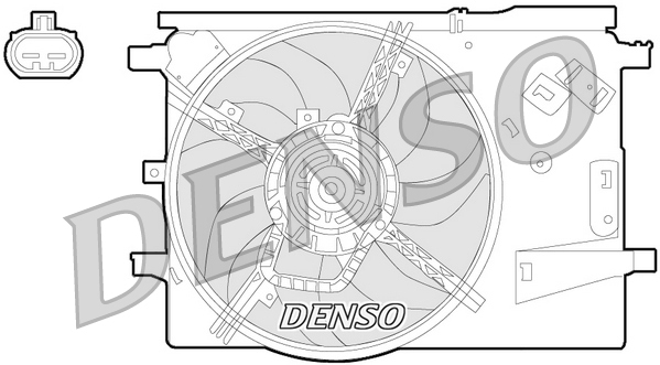 DENSO Ventilaator,mootorijahutus DER09053