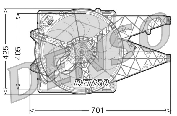 DENSO Tuuletin, moottorin jäähdytys DER09100