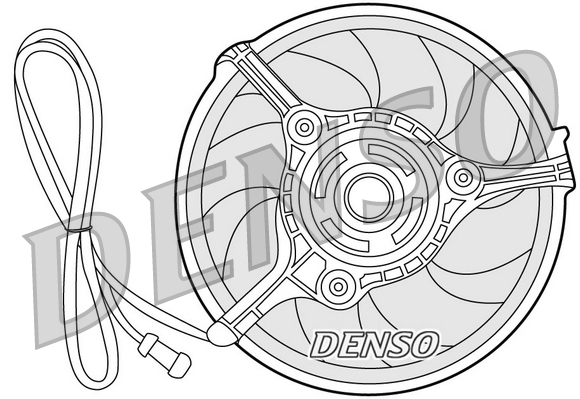 DENSO Tuuletin, moottorin jäähdytys DER32008