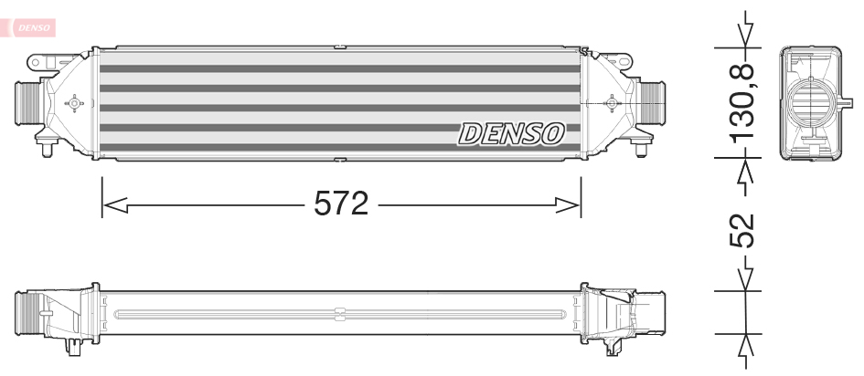 DENSO Välijäähdytin DIT01008