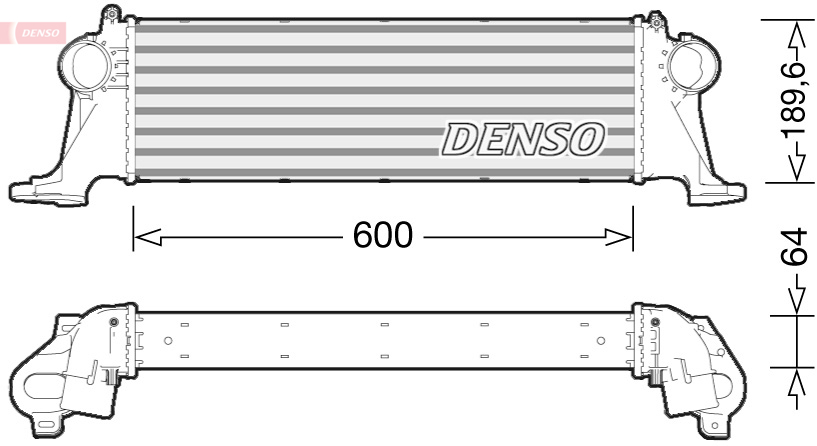 DENSO Laddluftkylare DIT12004