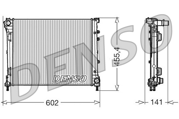 DENSO Jäähdytin,moottorin jäähdytys DRM09160