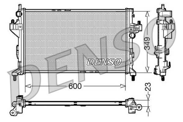 DENSO Kylare, motorkylning DRM20045