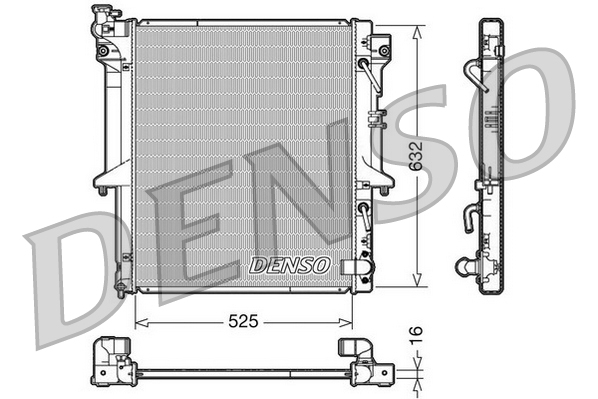 DENSO Kylare, motorkylning DRM45018