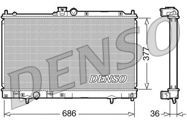 DENSO Kylare, motorkylning DRM45022