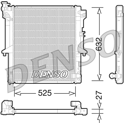 DENSO Kylare, motorkylning DRM45034