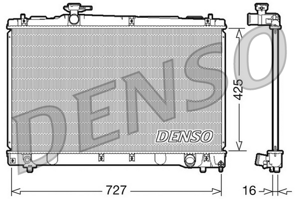 DENSO Jäähdytin,moottorin jäähdytys DRM50034
