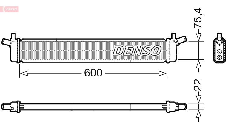 DENSO Jäähdytin,moottorin jäähdytys DRM50136