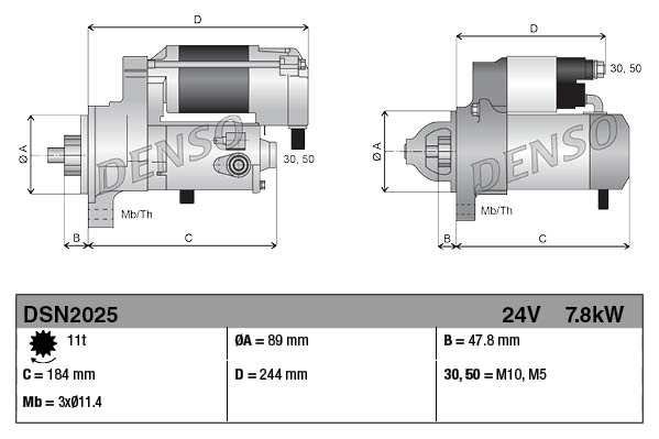 DENSO Starter DSN2025