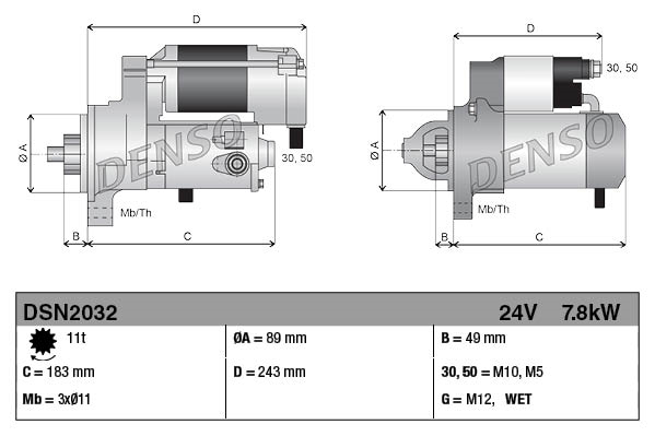 DENSO Starter DSN2032