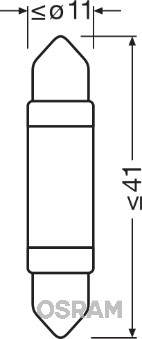 ams-OSRAM Polttimo, sisävalo 6499CW-01B