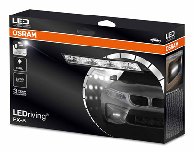 ams-OSRAM Zestaw reflektorów do jazdy dziennej LEDDRL301-CL15