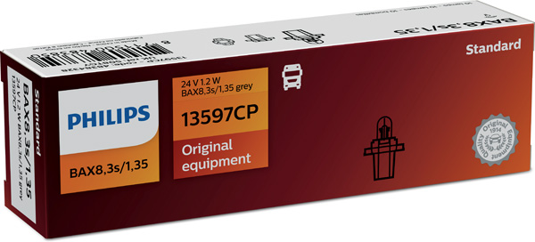 PHILIPS Żarówka, oświetlenie tablicy przyrządów 13597CP