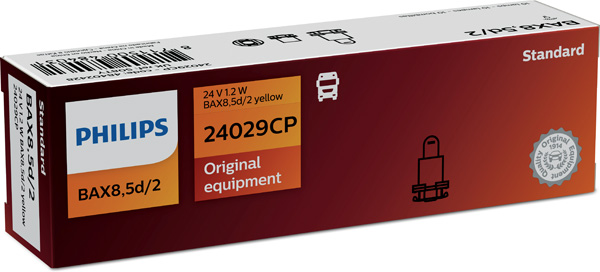 PHILIPS Żarówka, oświetlenie tablicy przyrządów 24029CP