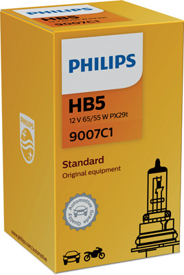 PHILIPS Hõõgpirn,Kaugtuli 9007C1