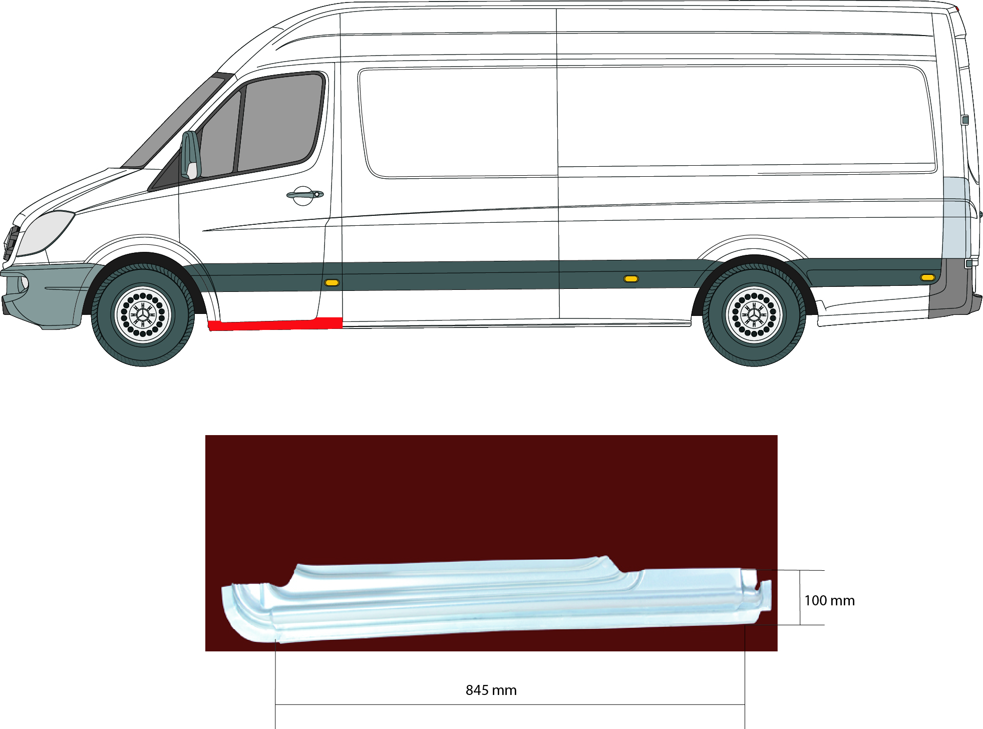 KLOKKERHOLM Próg 3547044