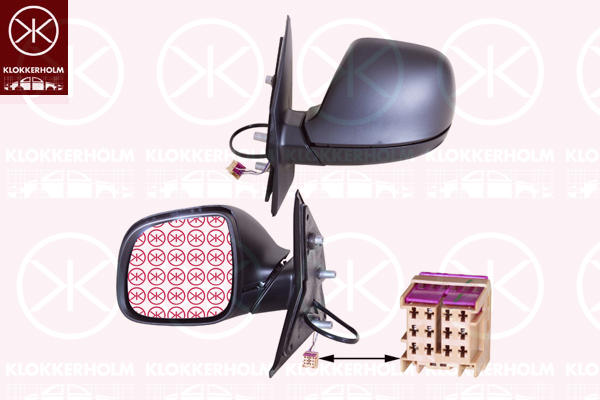 KLOKKERHOLM išorinis veidrodėlis 95681033