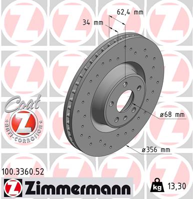 ZIMMERMANN Piduriketas 100.3360.52