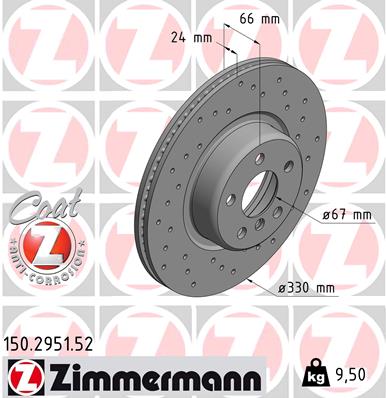 ZIMMERMANN Piduriketas 150.2951.52