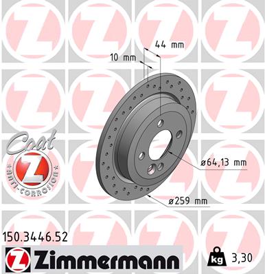 ZIMMERMANN Piduriketas 150.3446.52