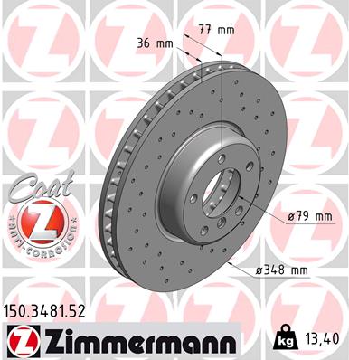 ZIMMERMANN Piduriketas 150.3481.52