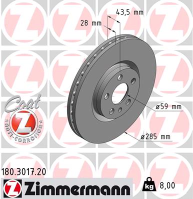 ZIMMERMANN Piduriketas 180.3017.20