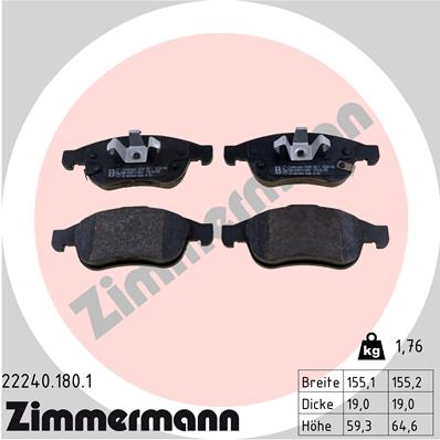 ZIMMERMANN Jarrupala, levyjarru 22240.180.1