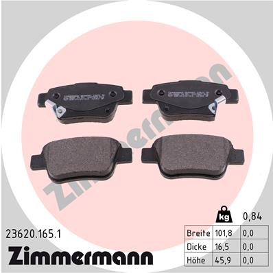 ZIMMERMANN Jarrupala, levyjarru 23620.165.1