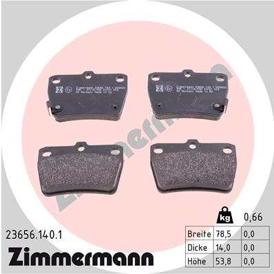ZIMMERMANN Jarrupala, levyjarru 23656.140.1