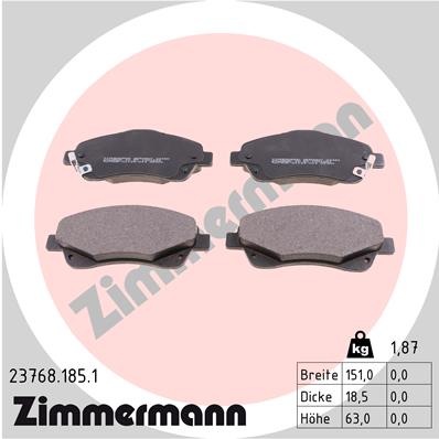 ZIMMERMANN Jarrupala, levyjarru 23768.185.1