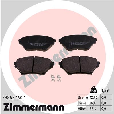 ZIMMERMANN Jarrupala, levyjarru 23863.160.1