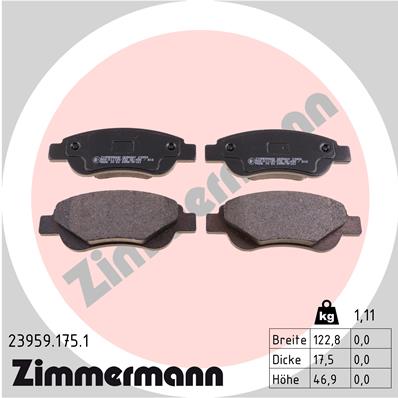 ZIMMERMANN Jarrupala, levyjarru 23959.175.1