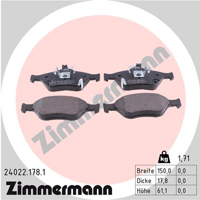 ZIMMERMANN Jarrupala, levyjarru 24022.178.1