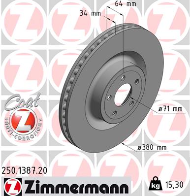 ZIMMERMANN Piduriketas 250.1387.20